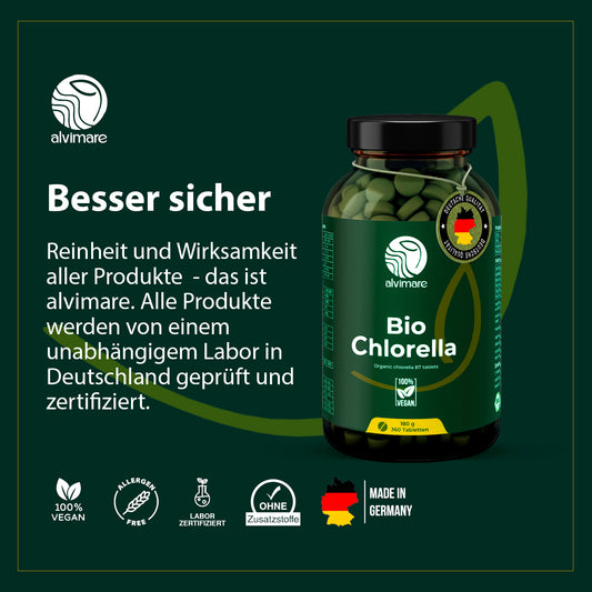 Bio Chlorella Tabletten 320 Stück (160g)