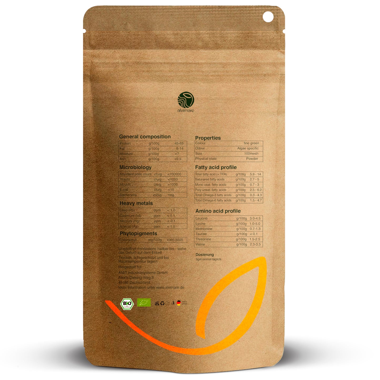 Bio Chlorella Pulver 250g