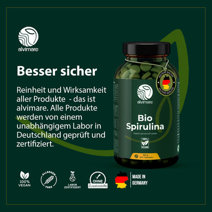 Bio Spirulina Tabletten 360 Stück