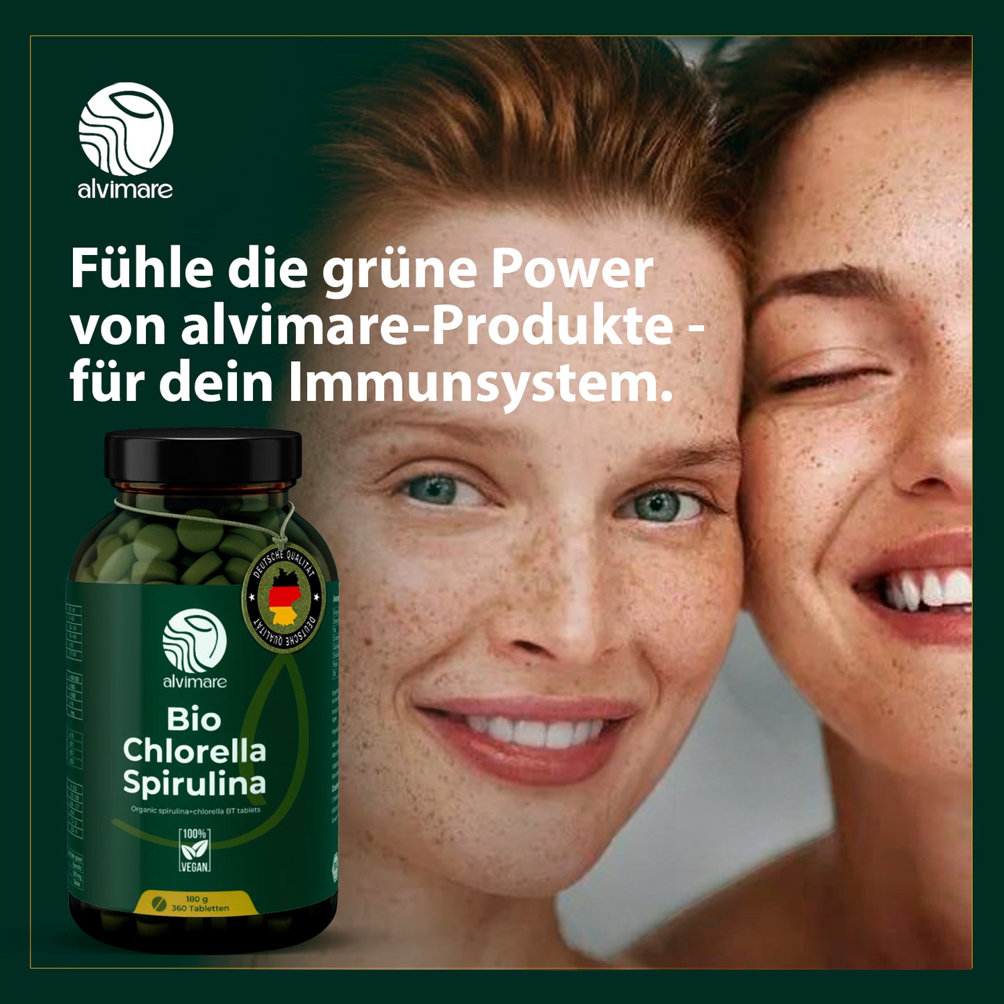 Bio MIX Chlorella & Spirulina Tabletten 360 Stück (180g)