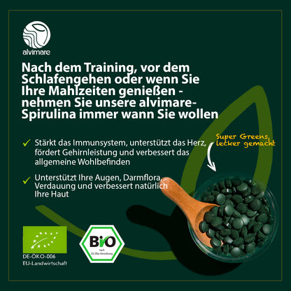 Bio Spirulina Tabletten 360 Stück