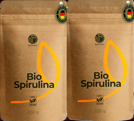Bio Spirulina Pulver 500g (2x250g Bundle)