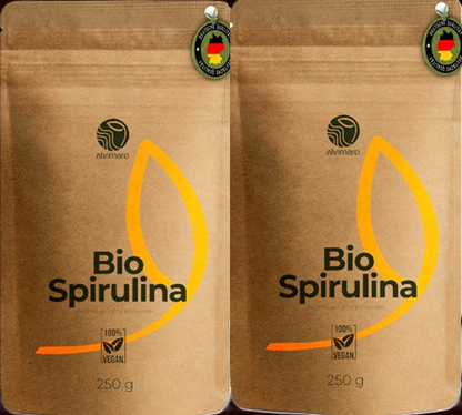 Bio Spirulina Pulver 500g (2x250g Bundle)