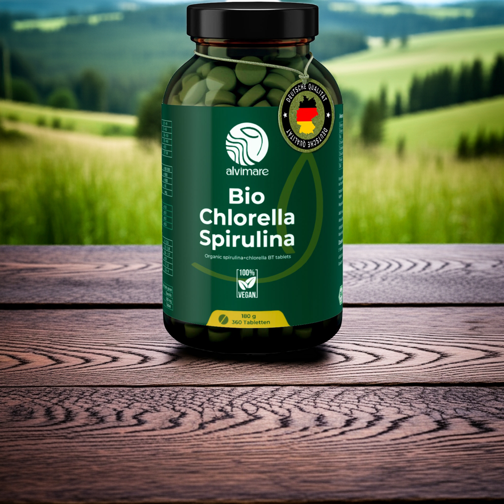 Bio MIX Chlorella & Spirulina Tabletten 360 Stück (180g)