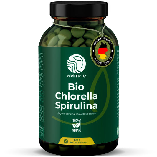 Bio MIX Chlorella & Spirulina Tabletten 360 Stück (180g)